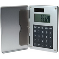 Aluminum Card Case W/ Solar Calculator